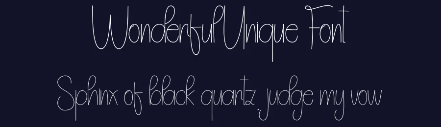 Wonderful Unique Font by andikastudio — Display Font — thumbnail 2
