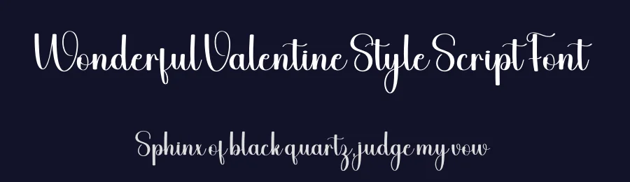 Wonderful Valentine Style Script Font by freshtypeink — Script Handwritten Font — thumbnail 2