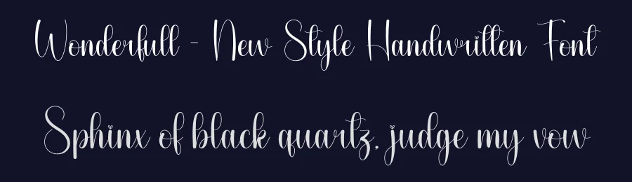 Wonderfull – New Style Handwritten Font by andikastudio — Script Handwritten Font — thumbnail 2