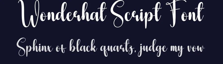 Wonderhat Script Font by andikastudio — Script Handwritten Font — thumbnail 2