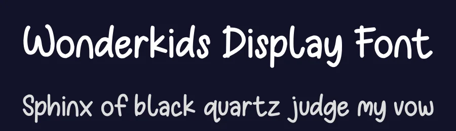 Wonderkids Display Font by bluestype — Display Font — thumbnail 2