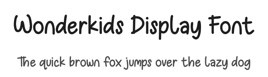 Wonderkids Display Font by bluestype — Display Font
