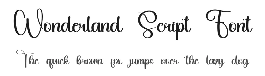 Wonderland Script Font by inermediaSTUDIO — Script Handwritten Font