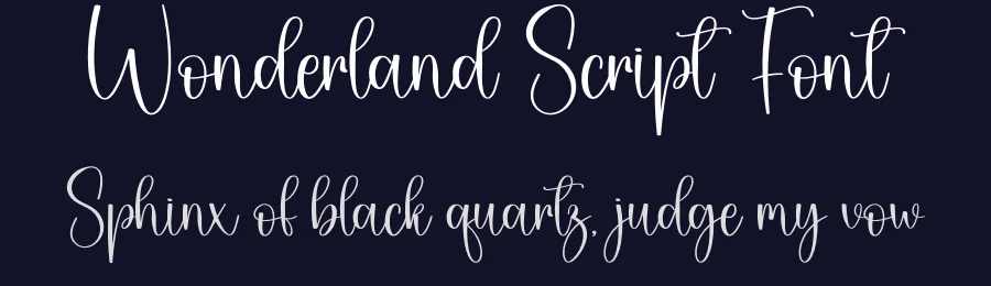Wonderland Script Font by andikastudio — Script Handwritten Font — thumbnail 2