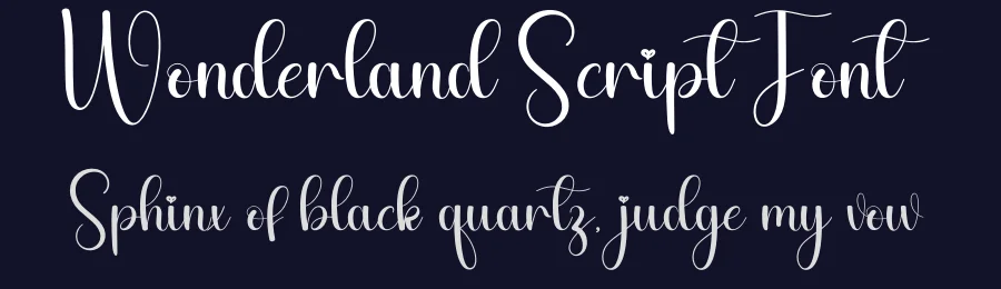 Wonderland Script Font by andikastudio — Script Handwritten Font — thumbnail 2