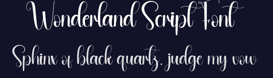 Wonderland Script Font by andikastudio — Script Handwritten Font — thumbnail 2