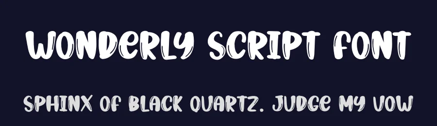 Wonderly Script Font by creativeletter — Display Font — thumbnail 2
