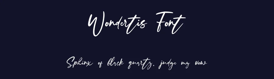 Wondertis Font by tebaltipiss — Script Handwritten Font — thumbnail 2