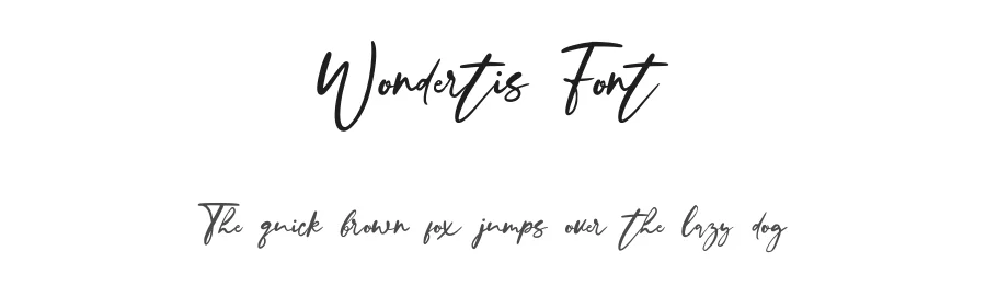 Wondertis Font by tebaltipiss — Script Handwritten Font