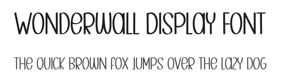 Wonderwall Display Font by inermediaSTUDIO — Display Font