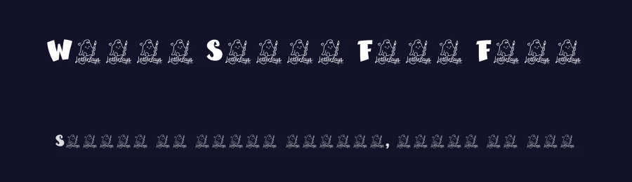 Wonky Story Free Font by Letterlays — Display Font — thumbnail 2