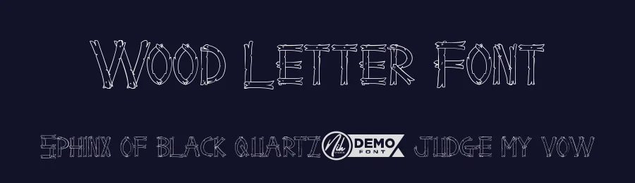 Wood Letter Font by nihstudio — Display Font — thumbnail 2