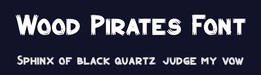 Wood Pirates Font by MasyafiStudio — Decorative Font — thumbnail 2