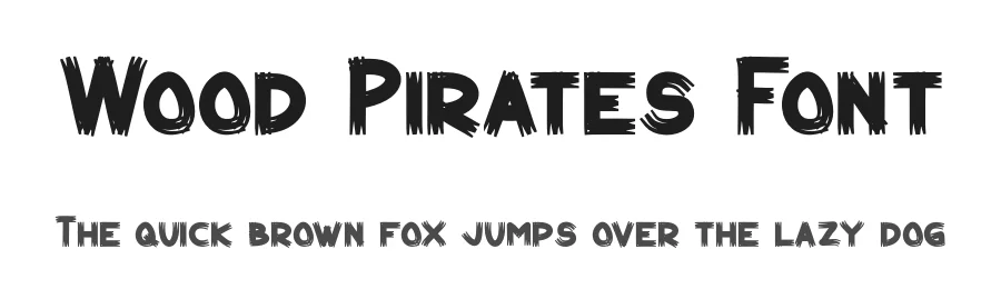 Wood Pirates Font by MasyafiStudio — Decorative Font