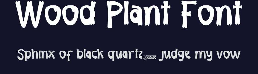 Wood Plant Font by nihstudio — Display Font — thumbnail 2