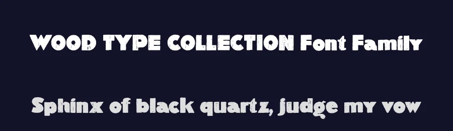 WOOD TYPE COLLECTION Font Family by Borutta Group — Display Font — thumbnail 2