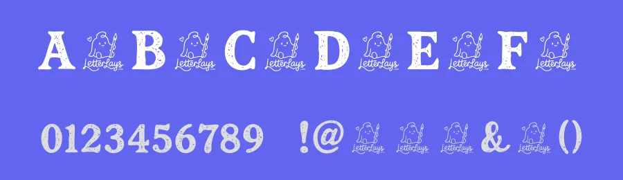 Woodcute Free Font by Letterlays — Display Font — thumbnail 3