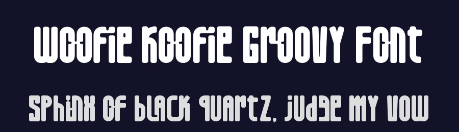 Woofie Koofie Groovy Font by Letterara Studio — Decorative Font — thumbnail 2