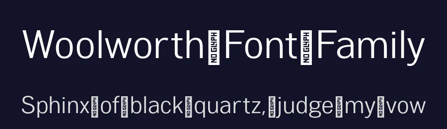 Woolworth Font Family by The Northern Block — Sans Serif Font — thumbnail 2