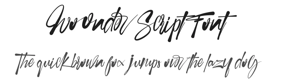 Woonder Script Font by khaiuns — Script Handwritten Font