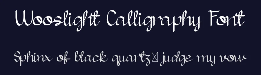 Wooslight Calligraphy Font by edricstudio — Script Handwritten Font — thumbnail 2
