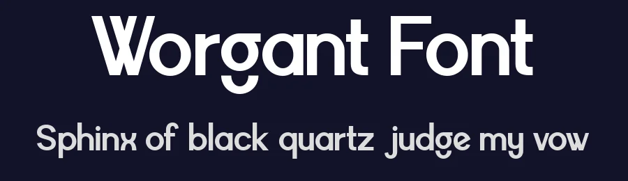 Worgant Font by Fontliner — Display Font — thumbnail 2