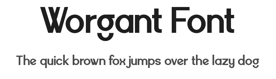 Worgant Font by Fontliner — Display Font
