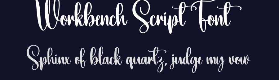 Workbench Script Font by creativeletter — Script Handwritten Font — thumbnail 2
