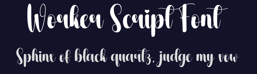 Worker Script Font by andikastudio — Script Handwritten Font — thumbnail 2