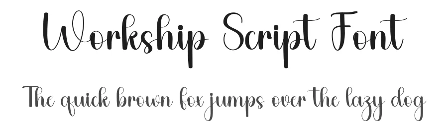 Workship Script Font by inermediaSTUDIO — Script Handwritten Font