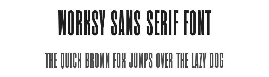 Worksy Sans Serif Font by Graphicxell โ Sans Serif Font