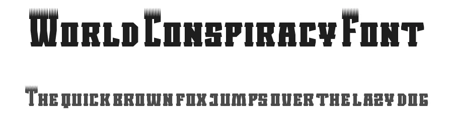 World Conspiracy Font by edricstudio — Display Font