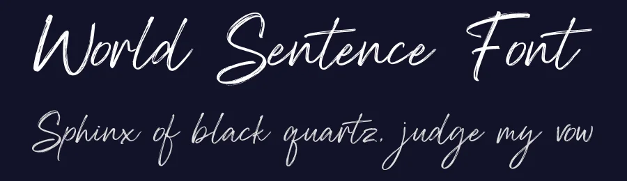 World Sentence Font by sizimon — Script Handwritten Font — thumbnail 2
