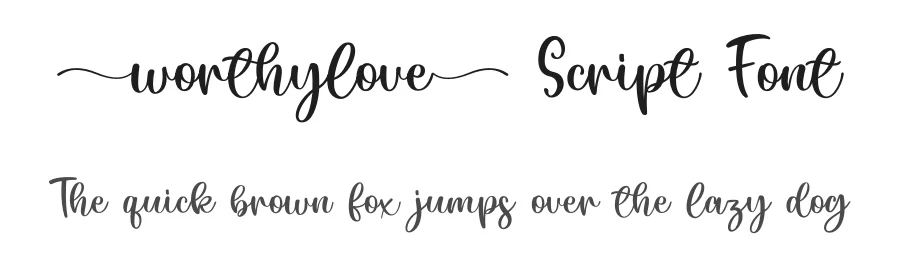 Worthylove Script Font by Madatype Studio — Script Handwritten Font