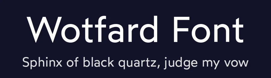 Wotfard Font by atipo — Sans Serif Font — thumbnail 2