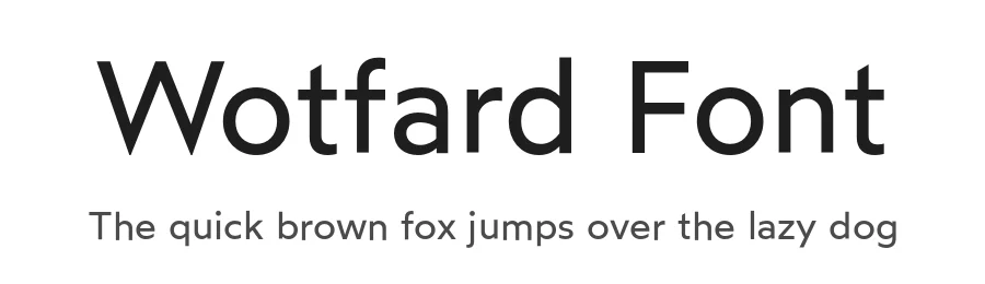 Wotfard Font by atipo — Sans Serif Font