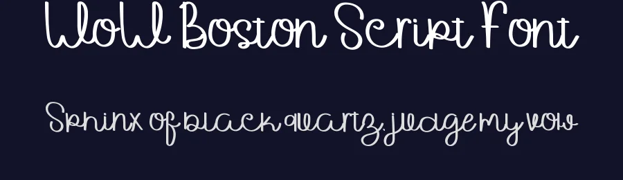 WoW Boston Script Font by inermediaSTUDIO — Script Handwritten Font — thumbnail 2