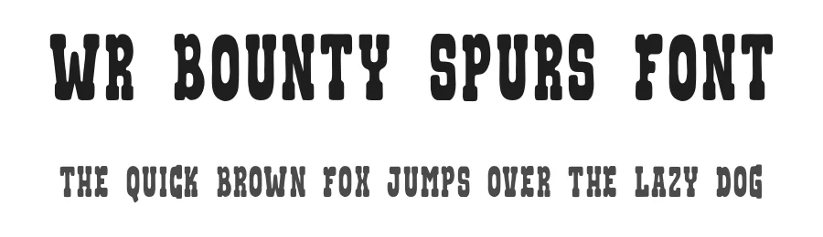 WR Bounty Spurs Font by Writype1999 — Decorative Font