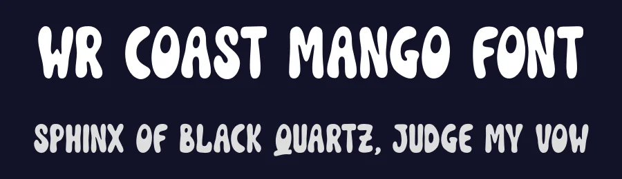 WR Coast Mango Font by Writype1999 — Decorative Font — thumbnail 2