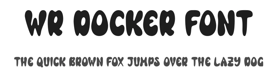 WR Docker Font by Writype1999 โ Decorative Font