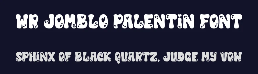 WR Jomblo Palentin Font by Writype1999 — Decorative Font — thumbnail 2