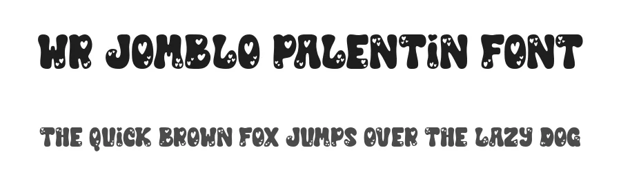 WR Jomblo Palentin Font by Writype1999 — Decorative Font