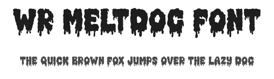WR Meltdog Font by Writype1999 — Decorative Font