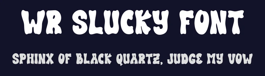 WR Slucky Font by Writype1999 — Decorative Font — thumbnail 2