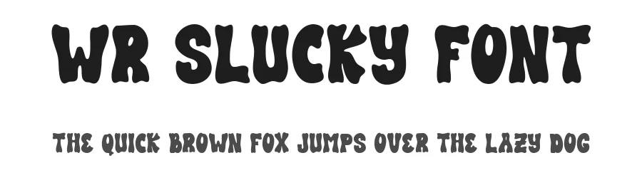 WR Slucky Font by Writype1999 — Decorative Font