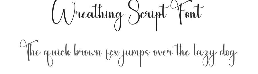Wreathing Script Font by andikastudio — Script Handwritten Font