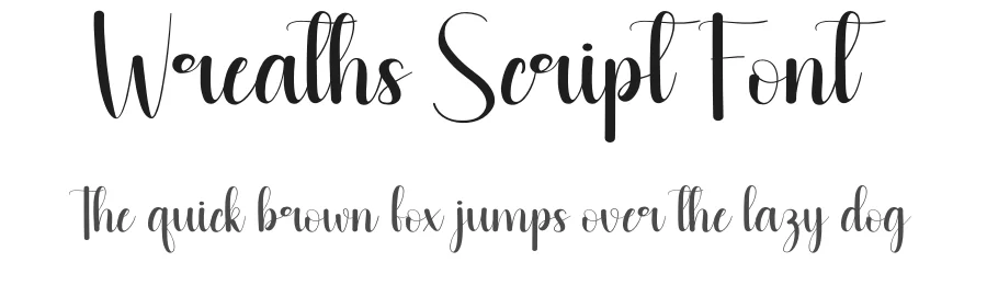 Wreaths Script Font by andikastudio — Script Handwritten Font