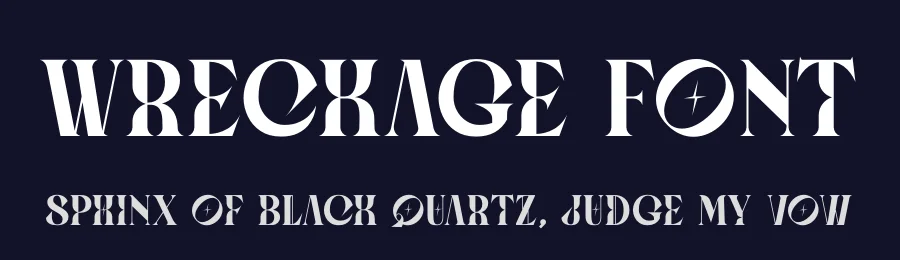 Wreckage Font by Rismatype — Display Font — thumbnail 2