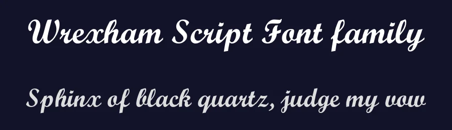 Wrexham Script Font family by Hamilton — Script Handwritten Font — thumbnail 2