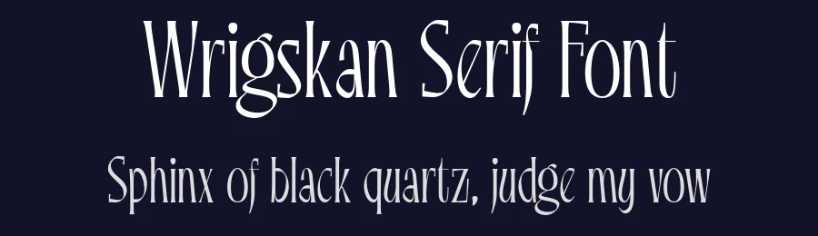Wrigskan Serif Font by enxyclo — Serif Font — thumbnail 2